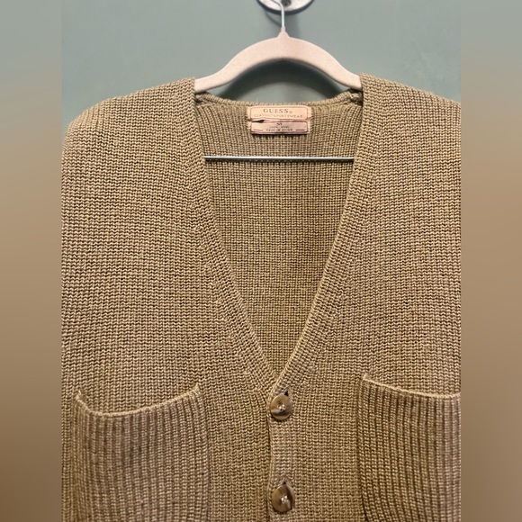 Guess sportswear Vintage 90’s vest size medium 100% Wool - Picture 6 of 9